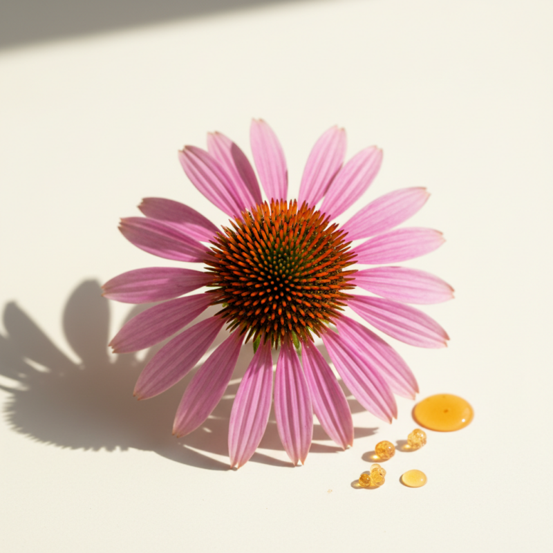 Apipur® Sonnenhutkraut (Echinacea) – Makroaufnahme