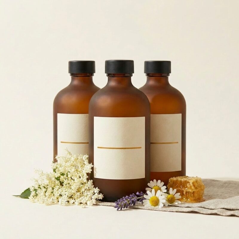 Apipur® Apitherapie-Kur – drei Oxymel-Flaschen Kraft, Balance und Stille als Set
